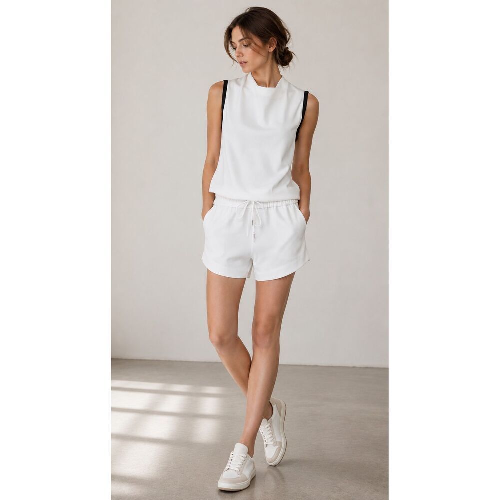 Helmut Lang Torsion Romper Sz 12 $595 A13 athleisure
